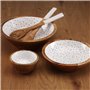 Bol Versa Speckle Bois de manguier 13 x 7 x 13 cm