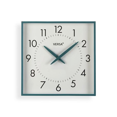 Horloge Murale Versa Bleu Plastique 4