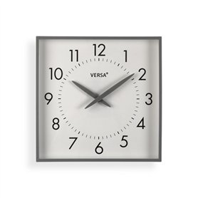Horloge Murale Versa Gris Plastique 4
