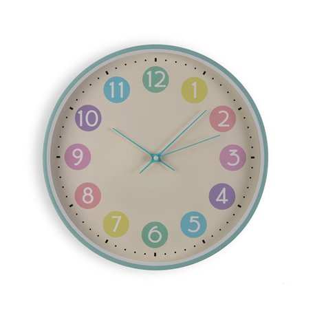 Horloge Murale Versa Multicouleur Plastique 30 x 30 x 4
