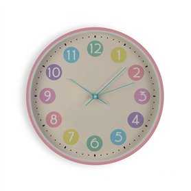 Horloge Murale Versa Multicouleur Plastique 30 x 30 x 4