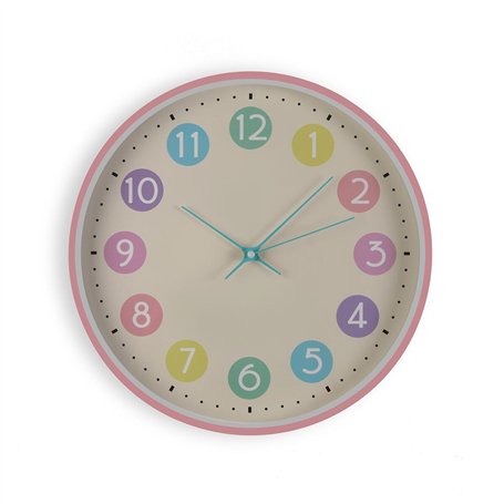 Horloge Murale Versa Multicouleur Plastique 30 x 30 x 4