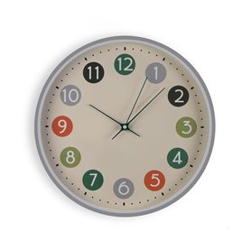 Horloge Murale Versa Multicouleur Plastique 30 x 30 x 4