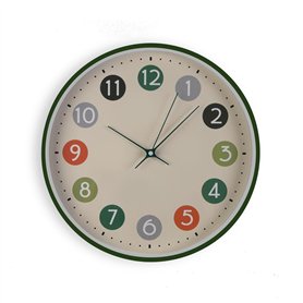 Horloge Murale Versa Multicouleur Plastique 30 x 30 x 4