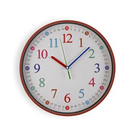 Horloge Murale Versa Multicouleur Plastique 30 x 30 x 4