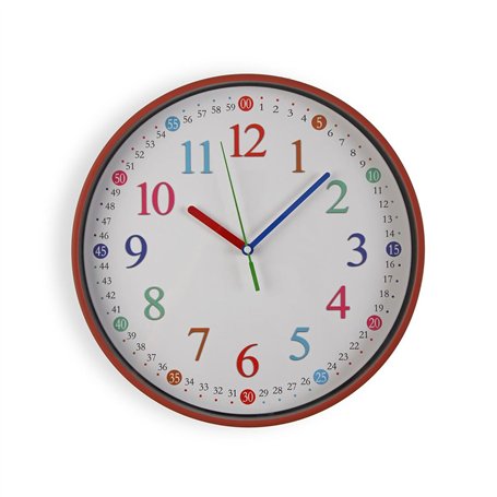 Horloge Murale Versa Multicouleur Plastique 30 x 30 x 4