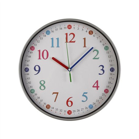 Horloge Murale Versa Multicouleur Plastique 30 x 30 x 4