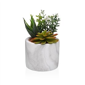 Plante décorative Versa Céramique Plastique Fusion Succulent 9 x 15 x 9 cm