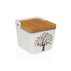 Salière avec couvercle Versa Céramique Arbre 8