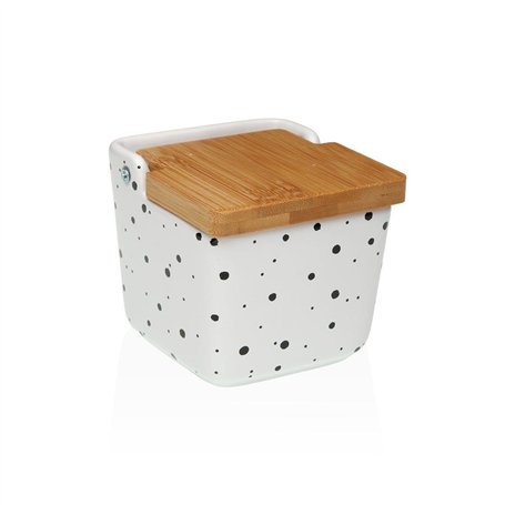 Salière avec couvercle Versa Speckle Céramique 8