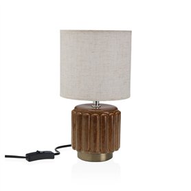 Lampe de bureau Versa Mehara Marron