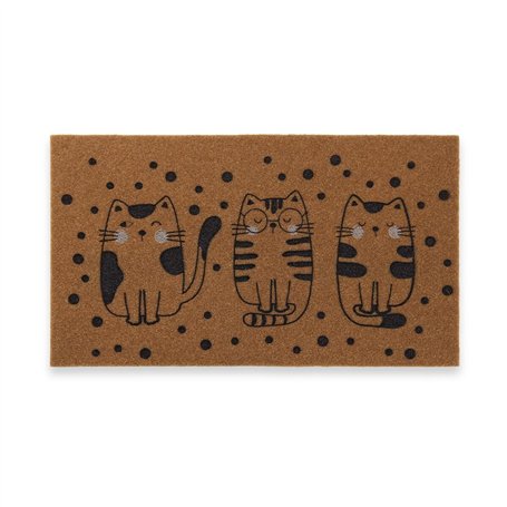 Paillasson Versa Fibres de coco 40 x 2 x 70 cm Chat