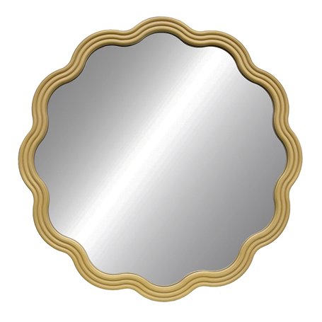Miroir mural Versa Doré 3 x 60 x 60 cm