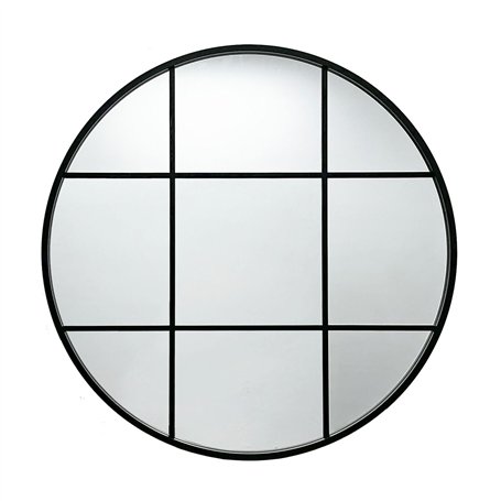Miroir mural Versa Noir 3 x 80 x 80 cm