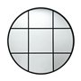 Miroir mural Versa Noir 3 x 80 x 80 cm