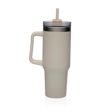 Tasse Thermos avec Couvercle Versa Beige