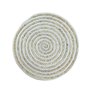 Dessous de plat Versa Blanc Polyester Coton 38 x 1 x 38 cm