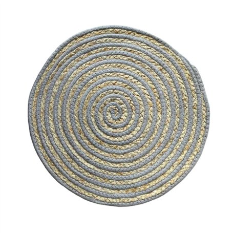 Dessous de plat Versa Gris Polyester Coton 38 x 1 x 38 cm