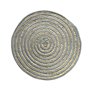 Dessous de plat Versa Gris Polyester Coton 38 x 1 x 38 cm