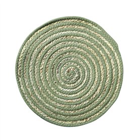 Dessous de plat Versa Vert Polyester Coton 38 x 1 x 38 cm