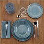 Assiettes Versa Bleu Porcelaine 18 Pièces