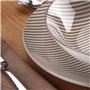 Assiettes Versa Gris Porcelaine 18 Pièces