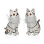 Figurine Décorative Versa Blanc Chats 7