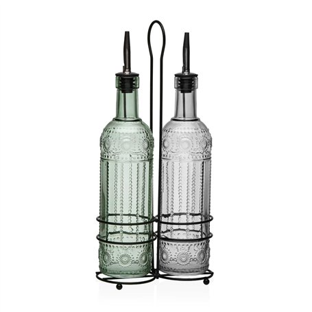 Ensemble salière et poivrier Versa Métal verre 500 ml 7