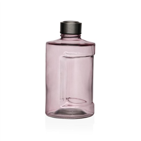 Bouteille d'eau Versa Rose verre Aluminium 900 ml 10 x 19 x 10 cm