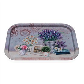 Plateau Versa Fleurs 23 X 1