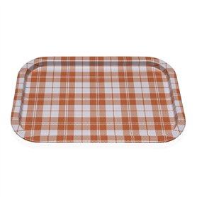 Plateau Versa Vichy Jaune 23 X 1