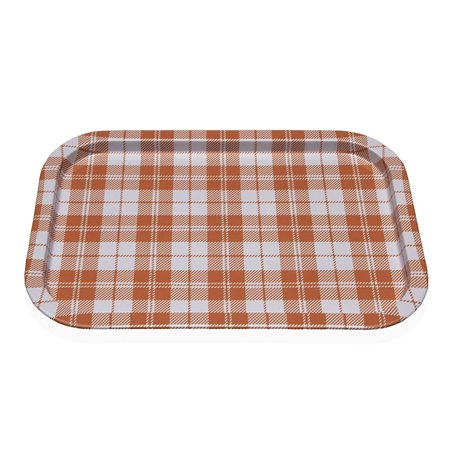 Plateau Versa Vichy Jaune 23 X 1