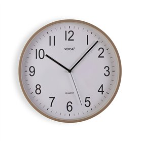 Horloge Murale Versa Gris Plastique 35