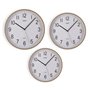 Horloge Murale Versa Gris Plastique 40 x 40 x 5,5 cm