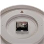 Horloge Murale Versa Blanc Plastique 25 x 25 x 4 cm