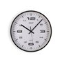 Horloge Murale Versa Noir Plastique 25 x 25 x 4 cm