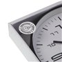 Horloge Murale Versa Blanc Plastique 30 x 30 x 4 cm