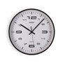 Horloge Murale Versa Noir Plastique 30 x 30 x 4 cm