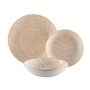 Assiettes Versa Aylen Beige Porcelaine 18 Pièces