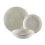 Assiettes Versa Aylen Gris Porcelaine 18 Pièces