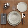 Assiettes Versa Aylen Gris Porcelaine 18 Pièces