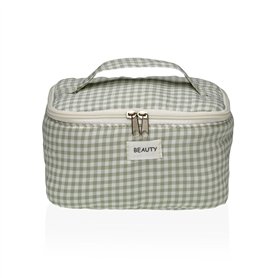 Nécessaire de Voyage Versa Vichy Vert Polyester Textile 12 x 12 x 20 cm