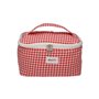 Nécessaire de Voyage Versa Vichy Rouge Polyester Textile 12 x 12 x 20 cm
