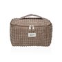 Nécessaire de Voyage Versa Corduroy Kaki Polyester Textile 12 x 12 x 20 cm