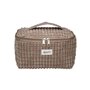 Nécessaire de Voyage Versa Corduroy Kaki Polyester Textile 12 x 12 x 20 cm