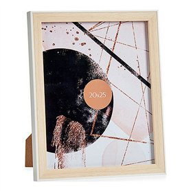 Cadre photo Gift Decor WPC1920MG-4-WH WPC1920MG-4-WH Blanc Marron Bois verre polypropylène Plastique