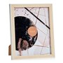 Cadre photo Gift Decor WPC1920MG-4-WH WPC1920MG-4-WH Blanc Marron Bois verre polypropylène Plastique