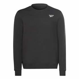 Sweat sans capuche homme Reebok Identity Left Chest Logo Crew Noir M