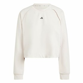 Sweat sans capuche femme Adidas Essentials Power Cover Up Blanc XS
