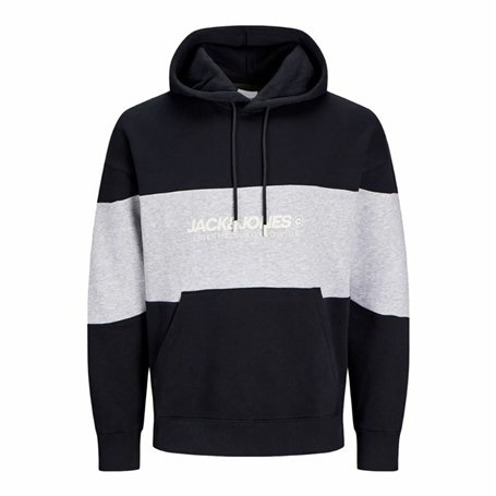 Sweat à capuche homme Jack & Jones Jjelegacy Blocking Noir L